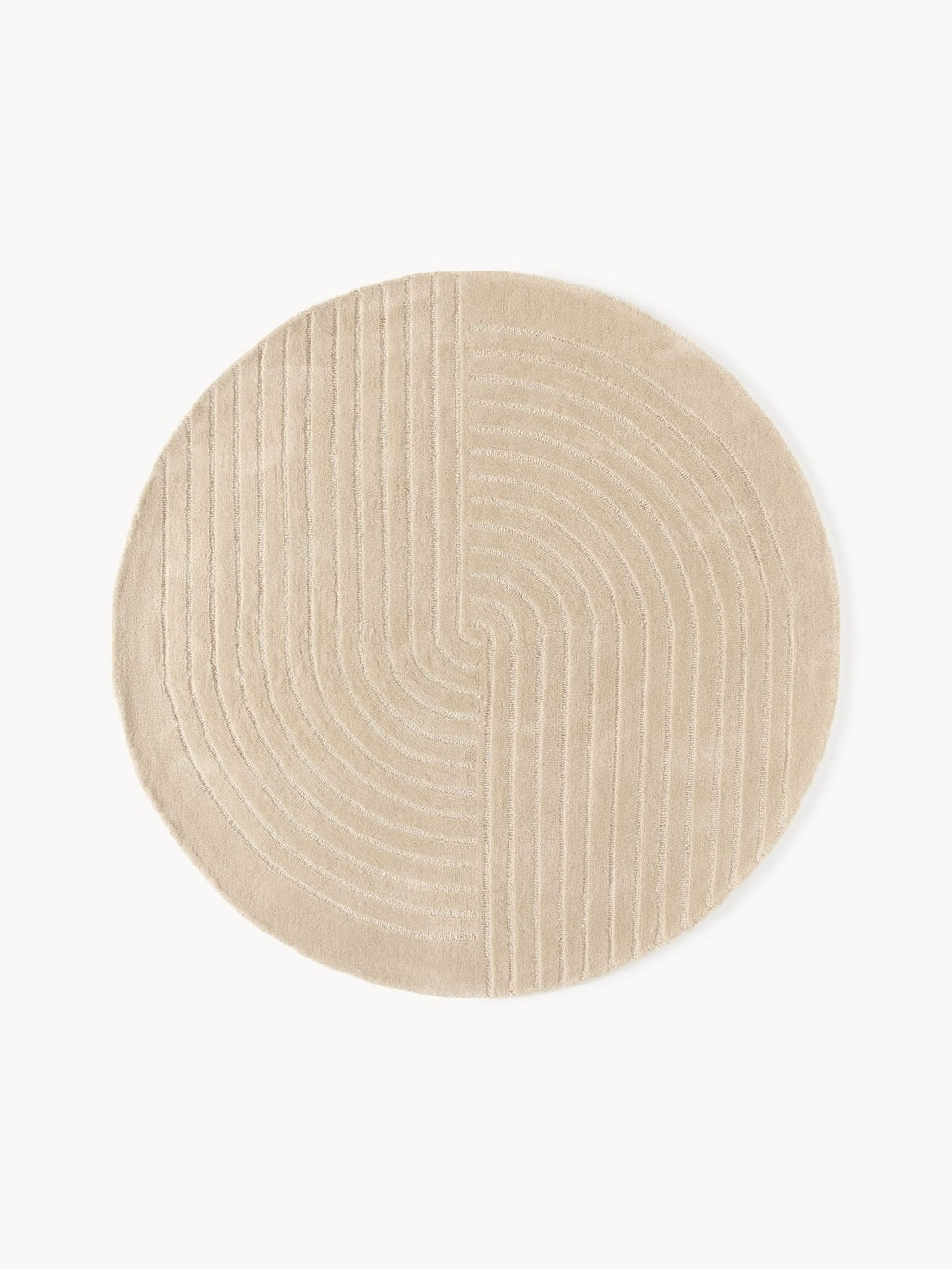 Mason Round Hand-Tufted Wool Rug