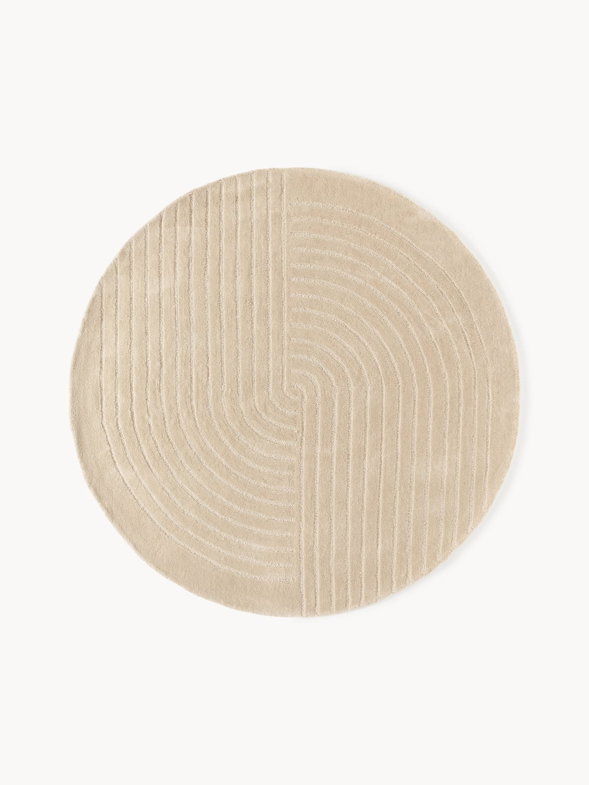 Mason Round Hand-Tufted Wool Rug