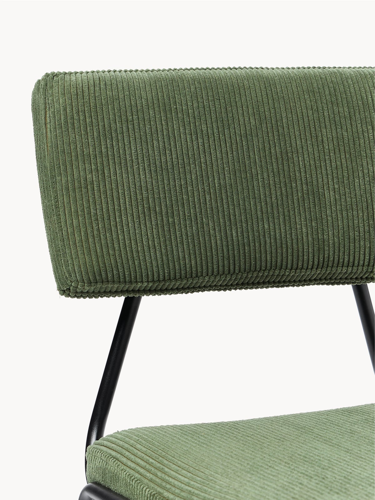 Mats Corduroy Upholstered Chairs, Set of 2