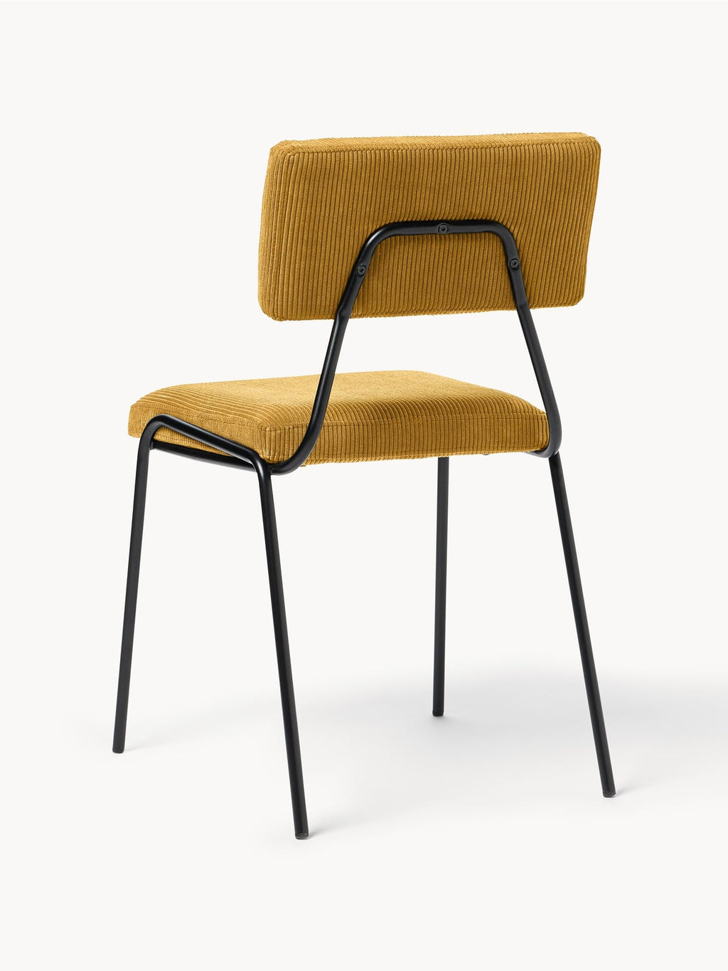 Mats Corduroy Upholstered Chairs, Set of 2