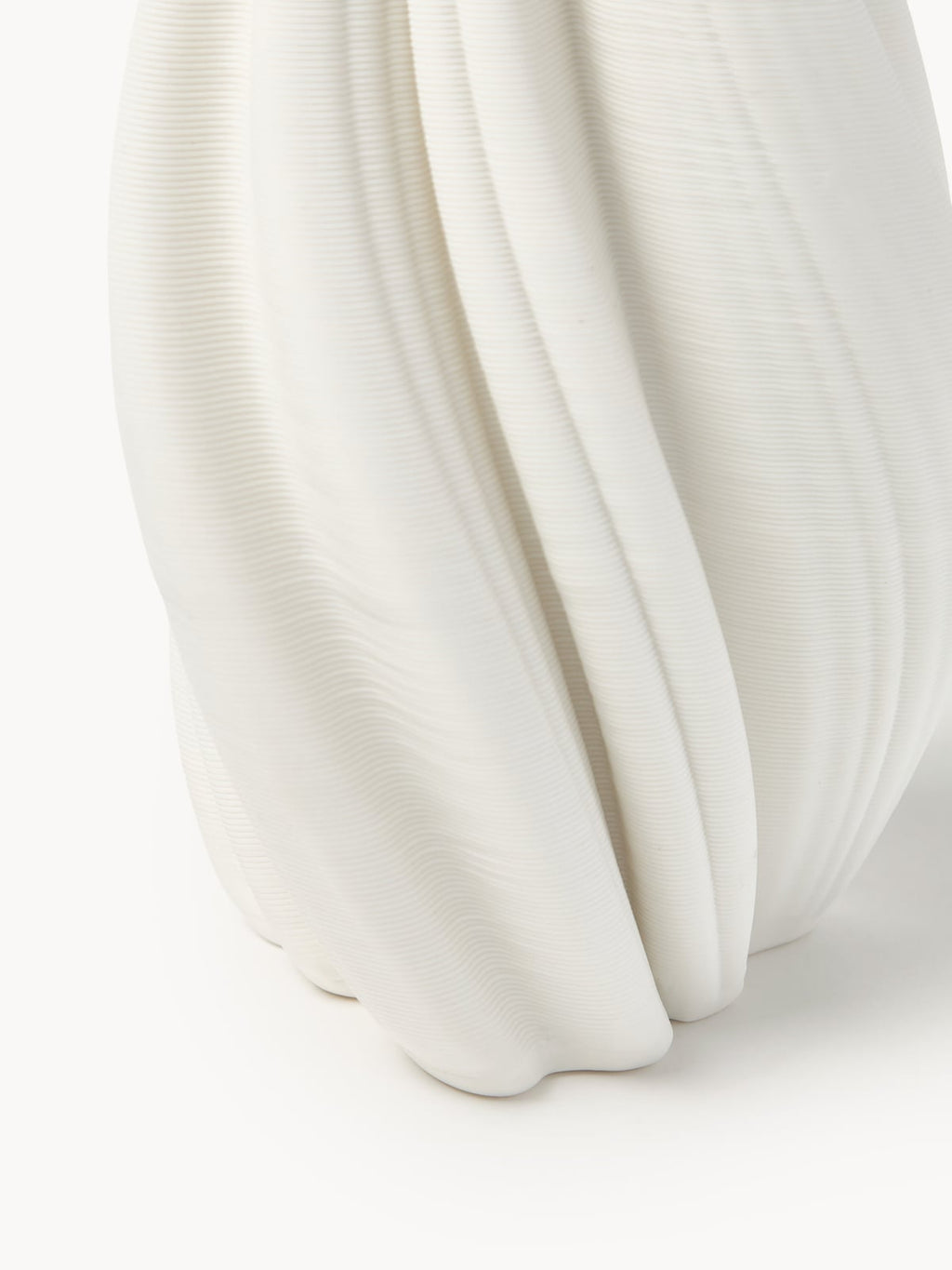 Melody 3D Printed Porcelain Vase, H 18 cm