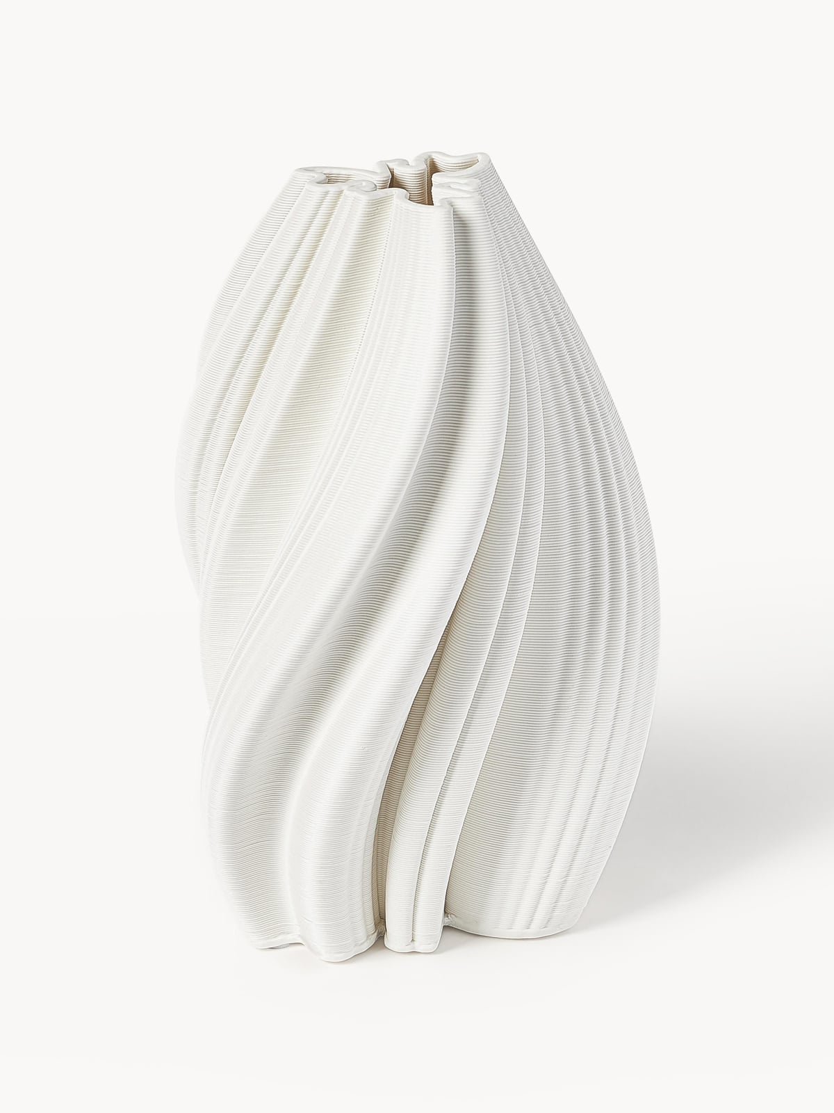 Melody 3D Printed Porcelain Vase, H 29 cm