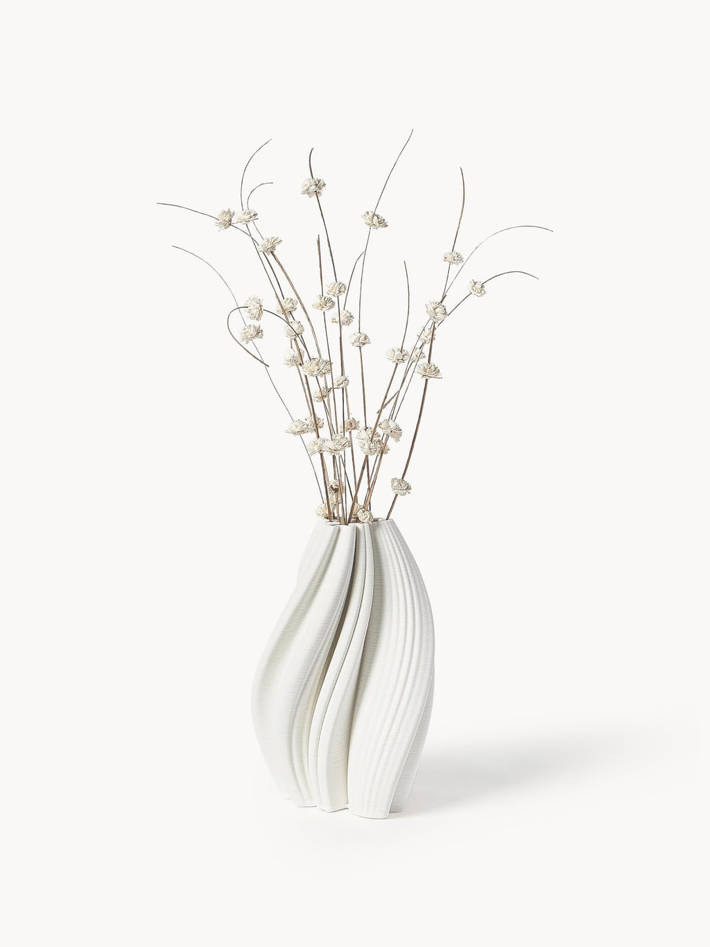 Melody 3D Printed Porcelain Vase, H 29 cm