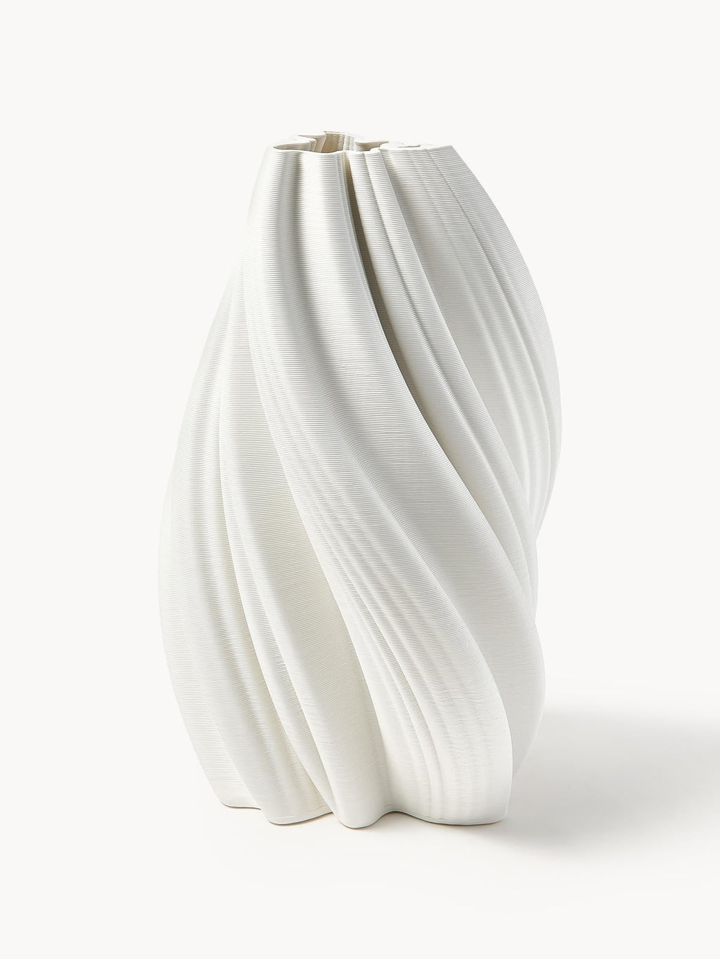 Melody 3D Printed Porcelain Vase, H 42 cm