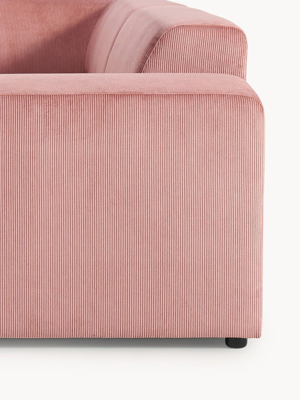 Melva Large Corduroy Corner Sofa (4-seater)