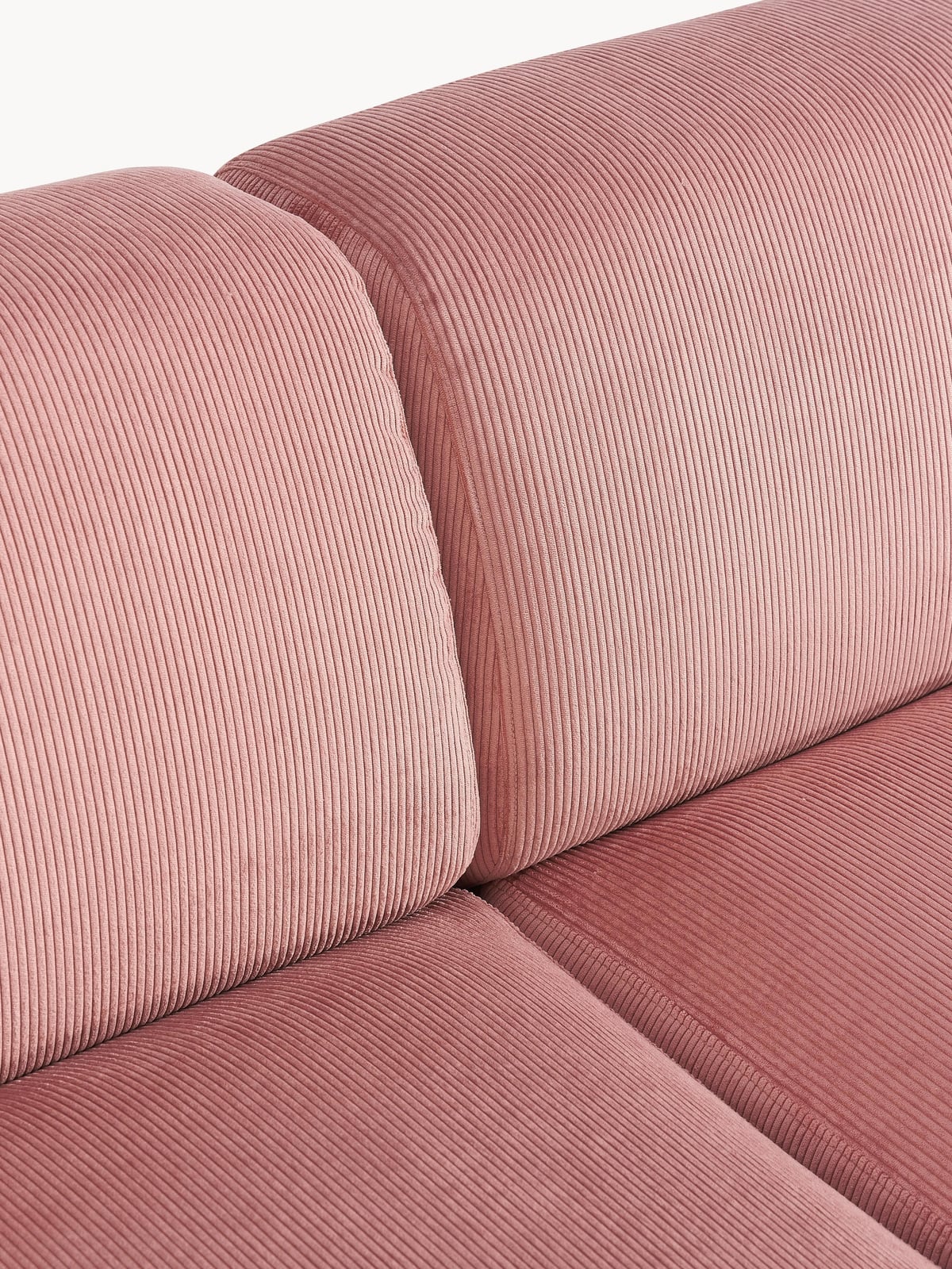 Melva Large Corduroy Corner Sofa (4-seater)