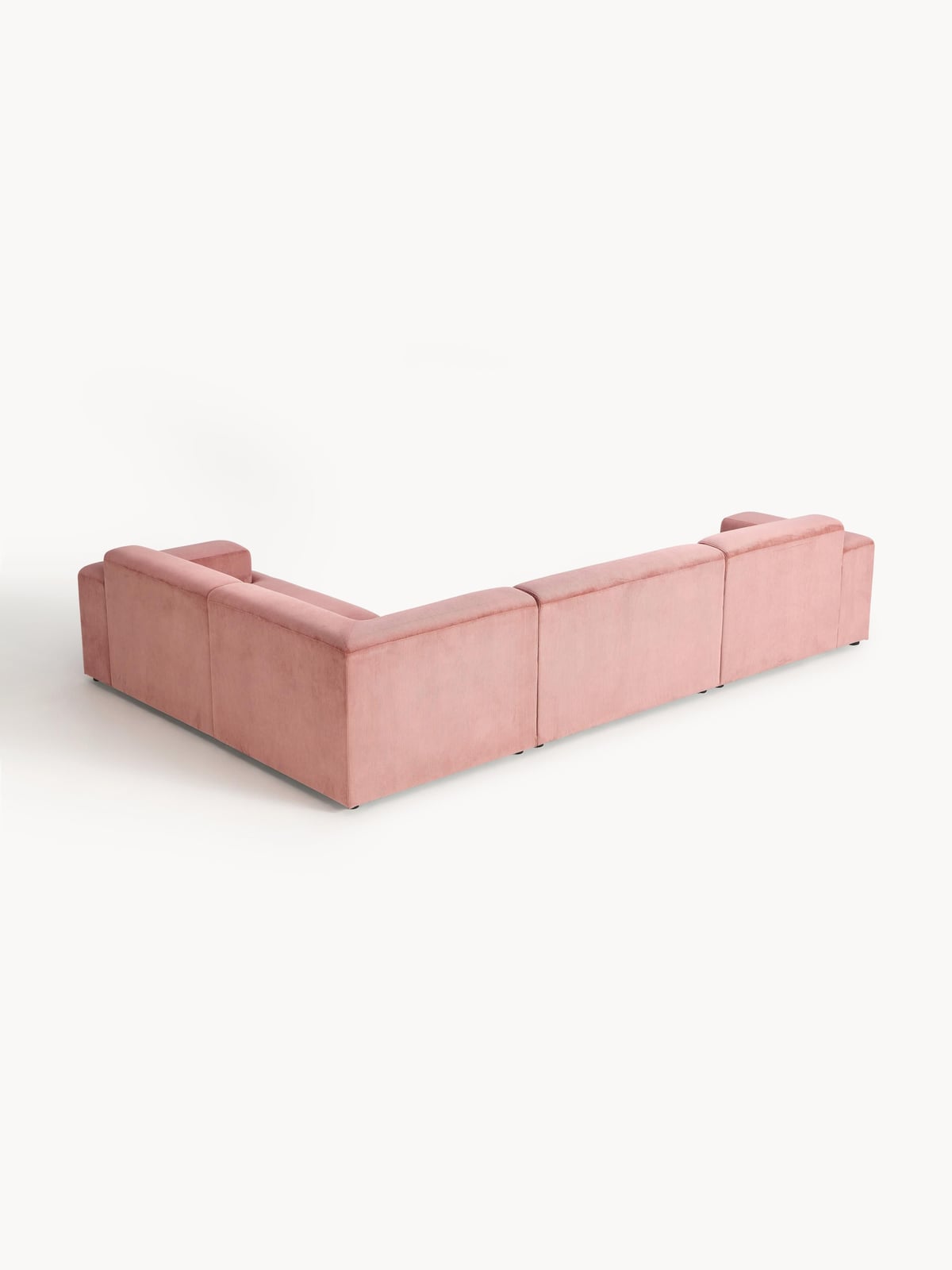 Melva Large Corduroy Corner Sofa (4-seater)