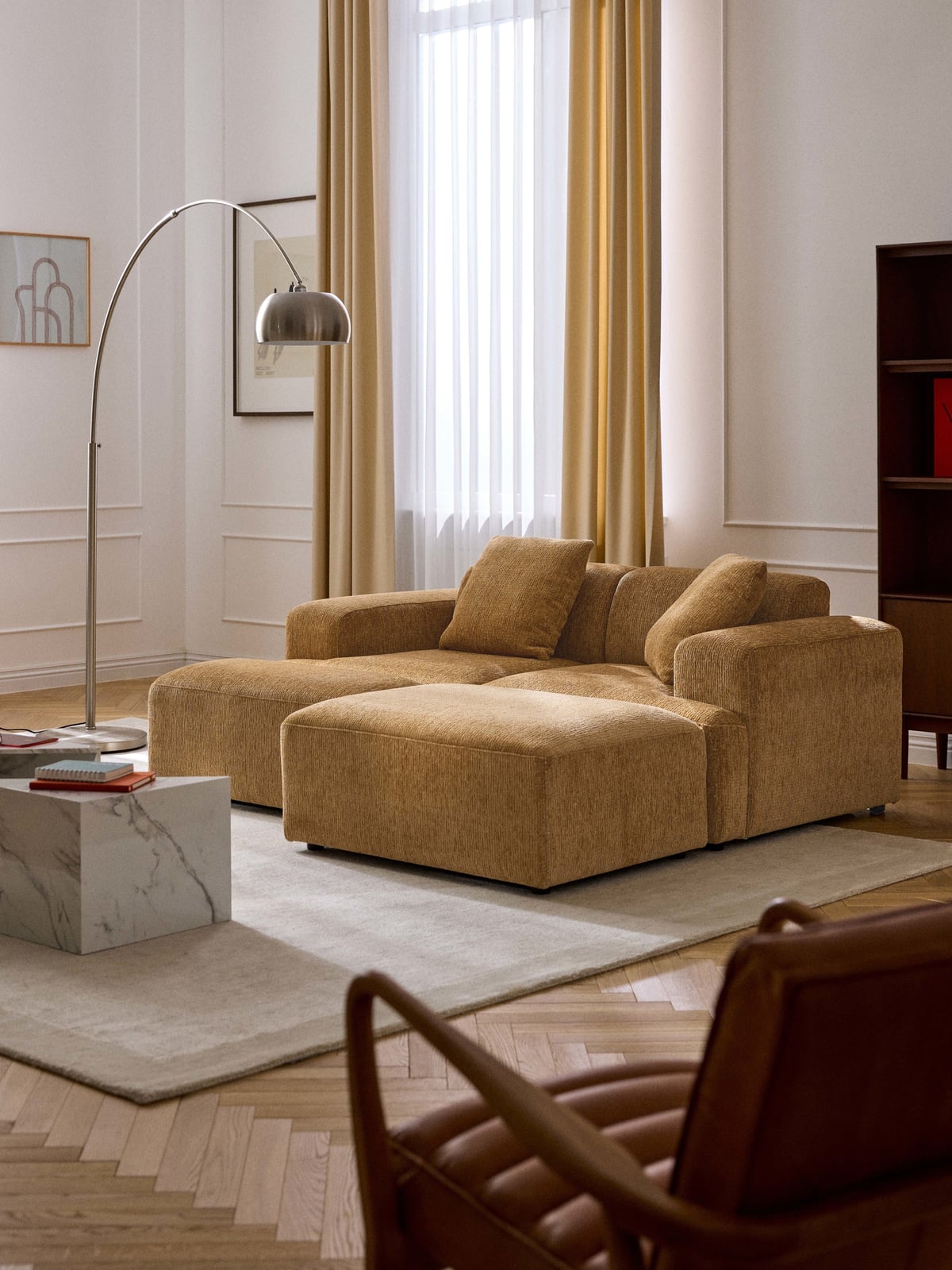Melva Ottoman, W 99 x D 42 cm