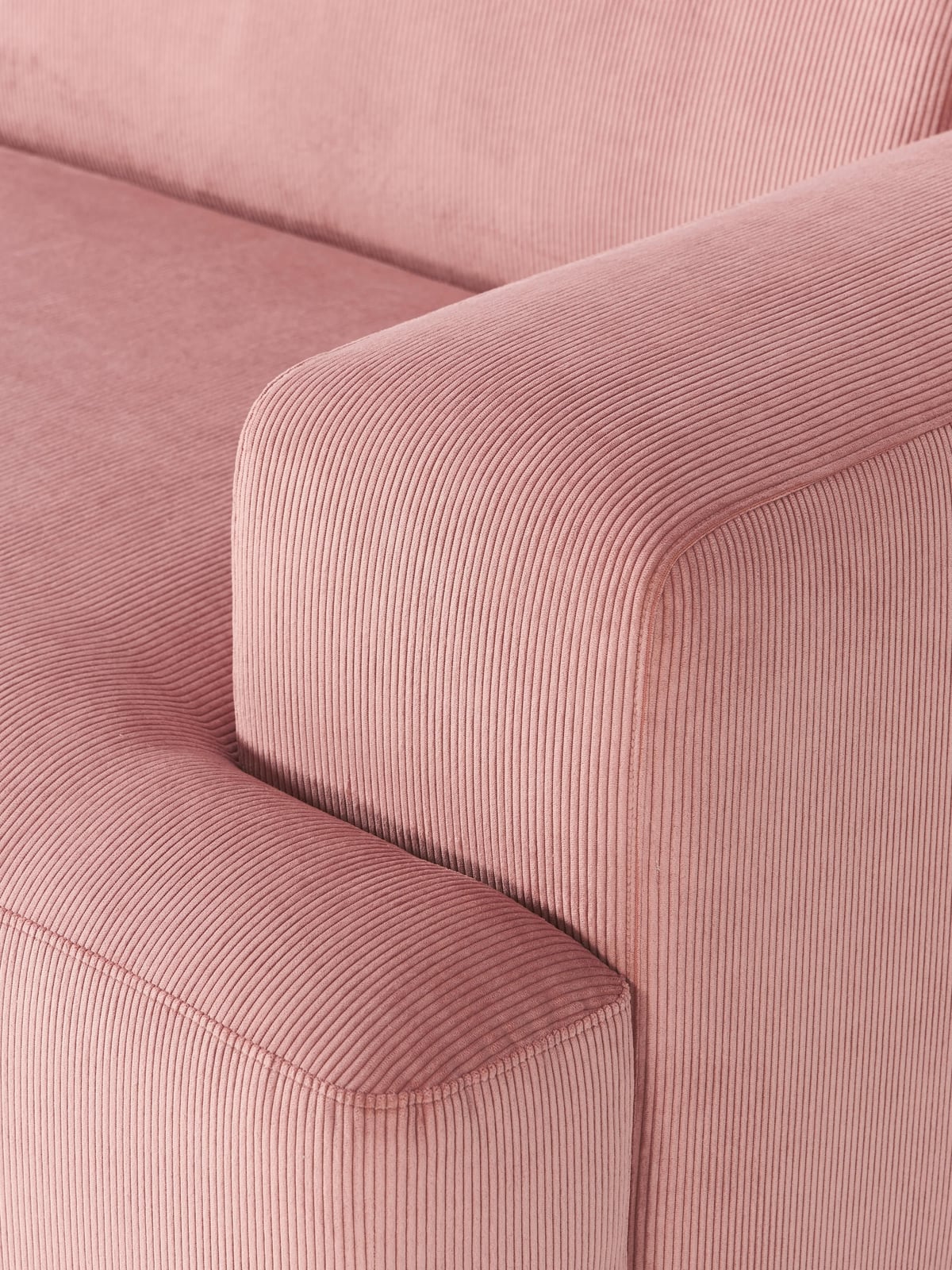 Melva XL Corduroy Corner Sofa