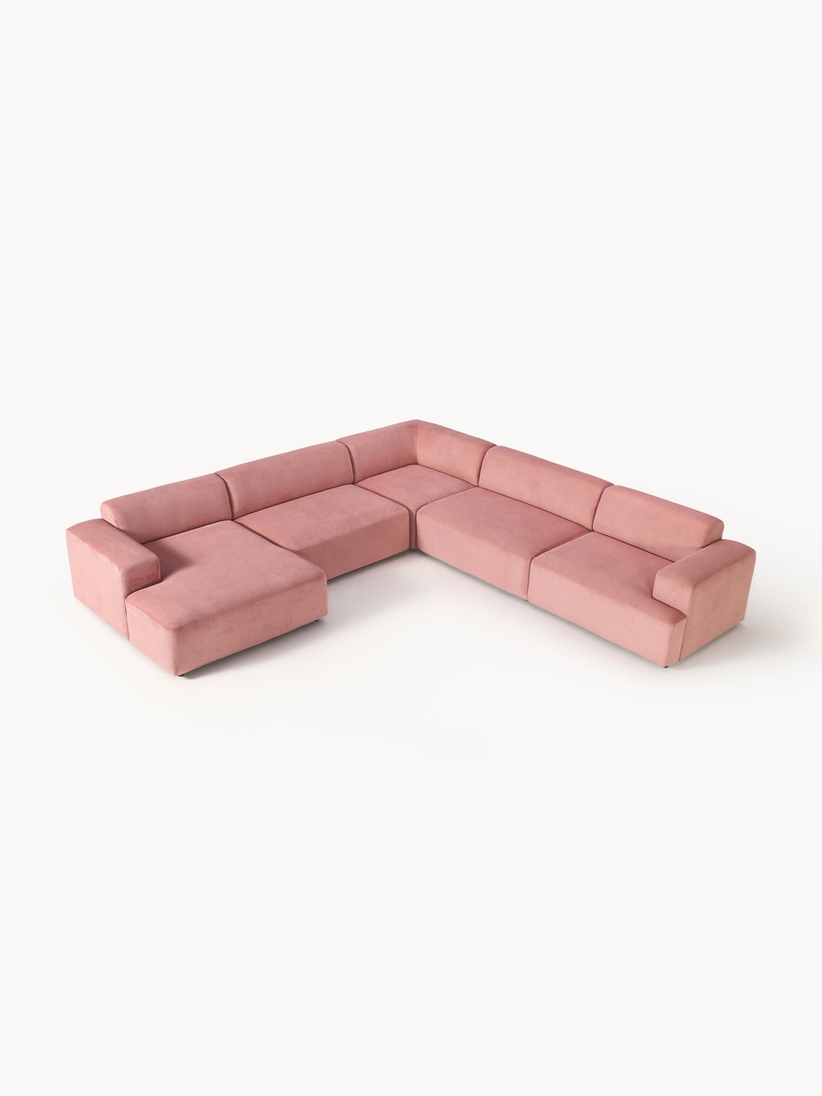 Melva XL Corduroy Corner Sofa