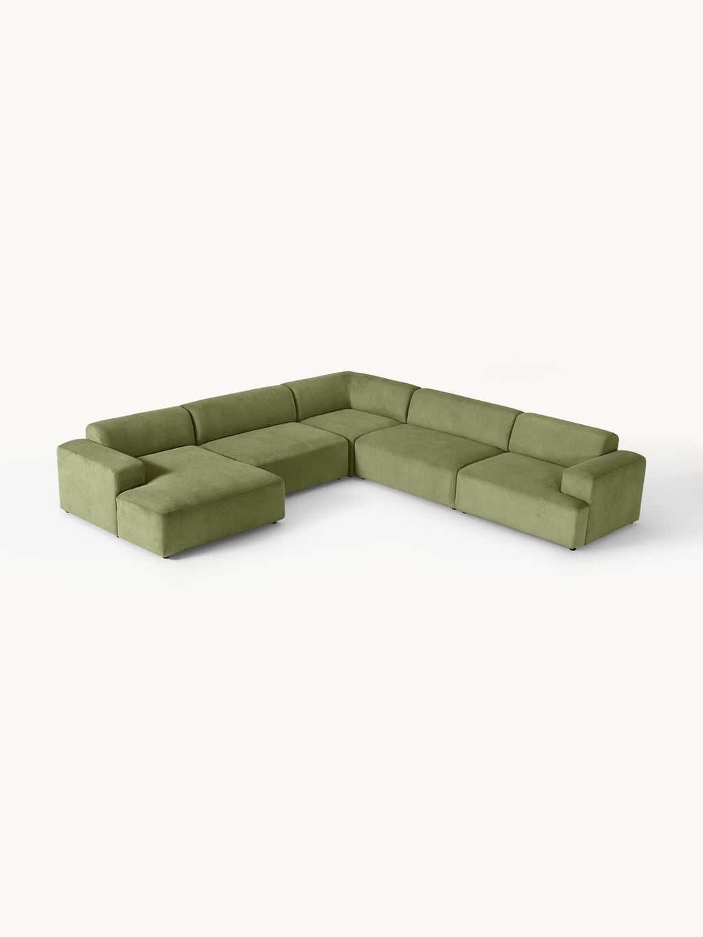 Melva XL Corduroy Corner Sofa