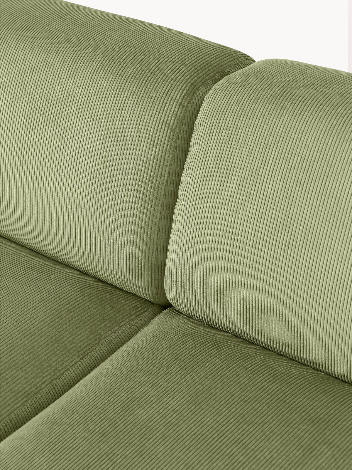 Melva XL Corduroy Corner Sofa