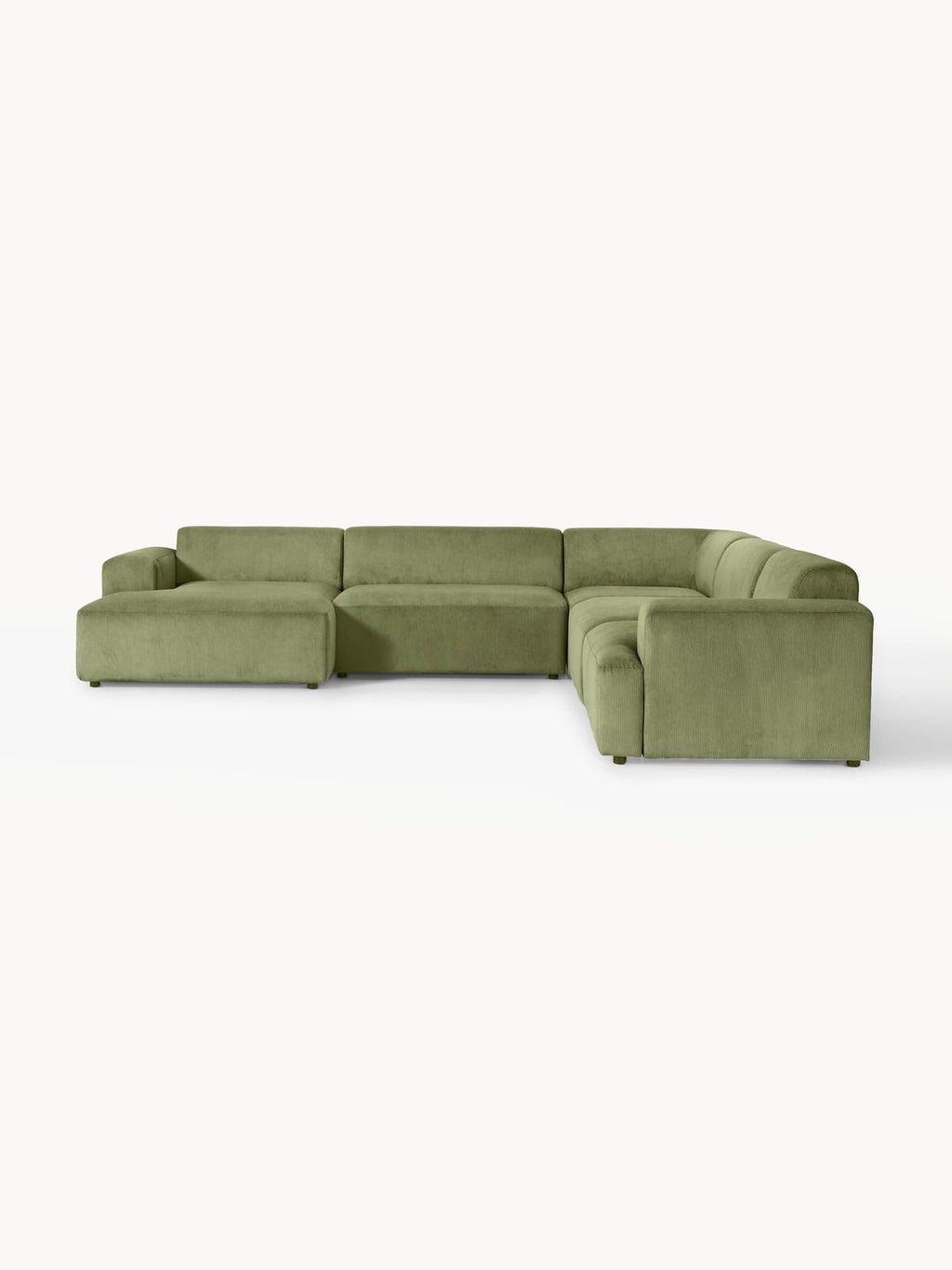 Melva XL Corduroy Corner Sofa