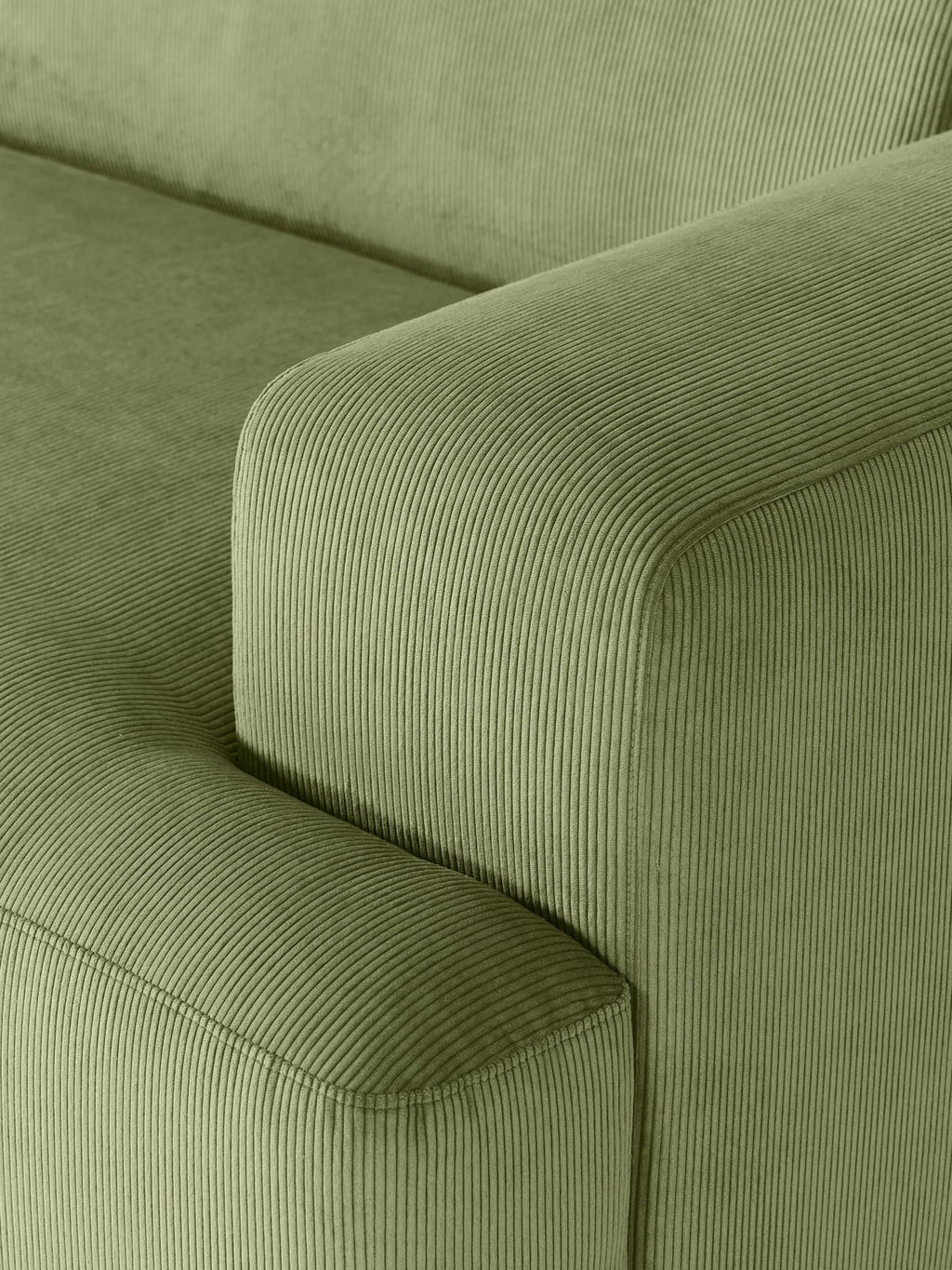 Melva XL Corduroy Corner Sofa