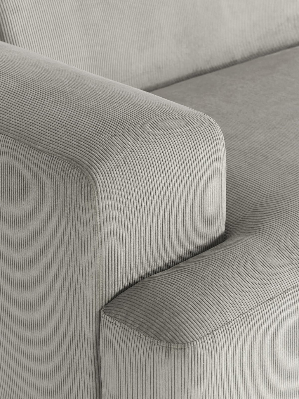 Melva XL Corduroy Corner Sofa