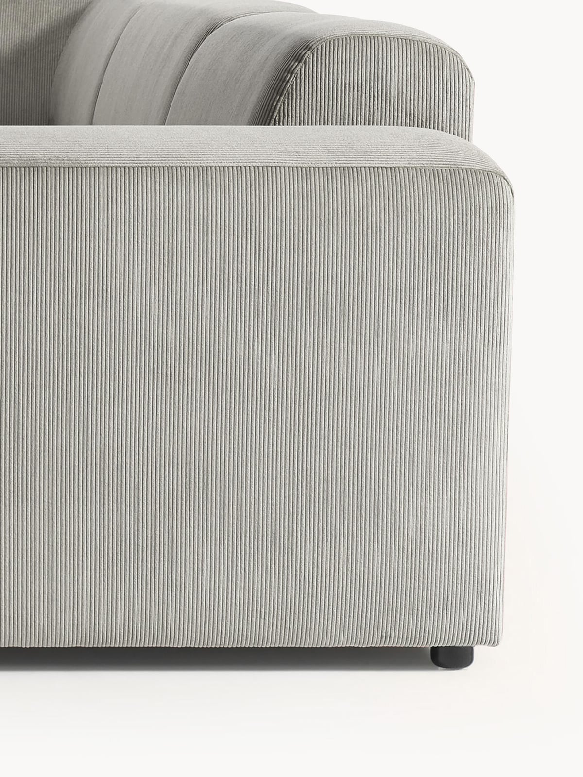 Melva XL Corduroy Corner Sofa
