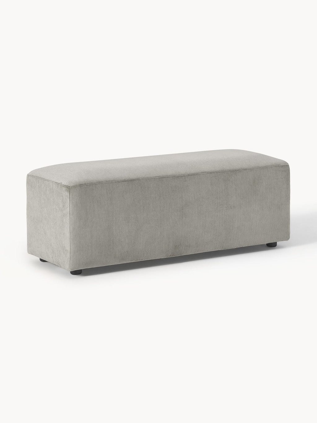 Melva XL Corduroy Ottoman, W 116 x D 42 cm