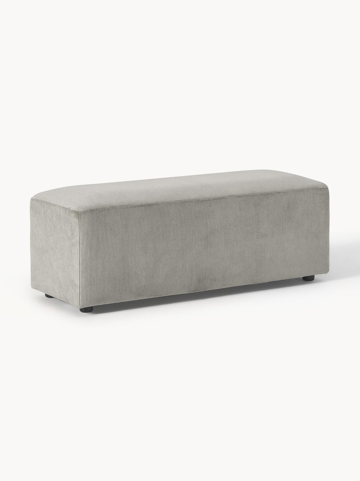 Melva XL Corduroy Ottoman, W 116 x D 42 cm