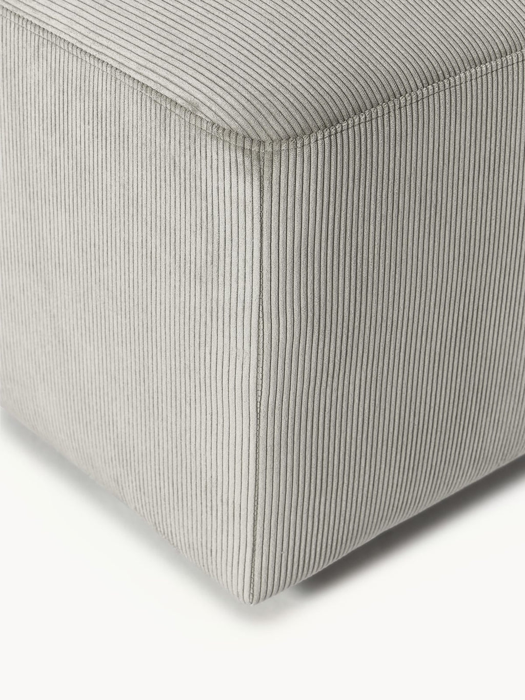 Melva XL Corduroy Ottoman, W 116 x D 42 cm