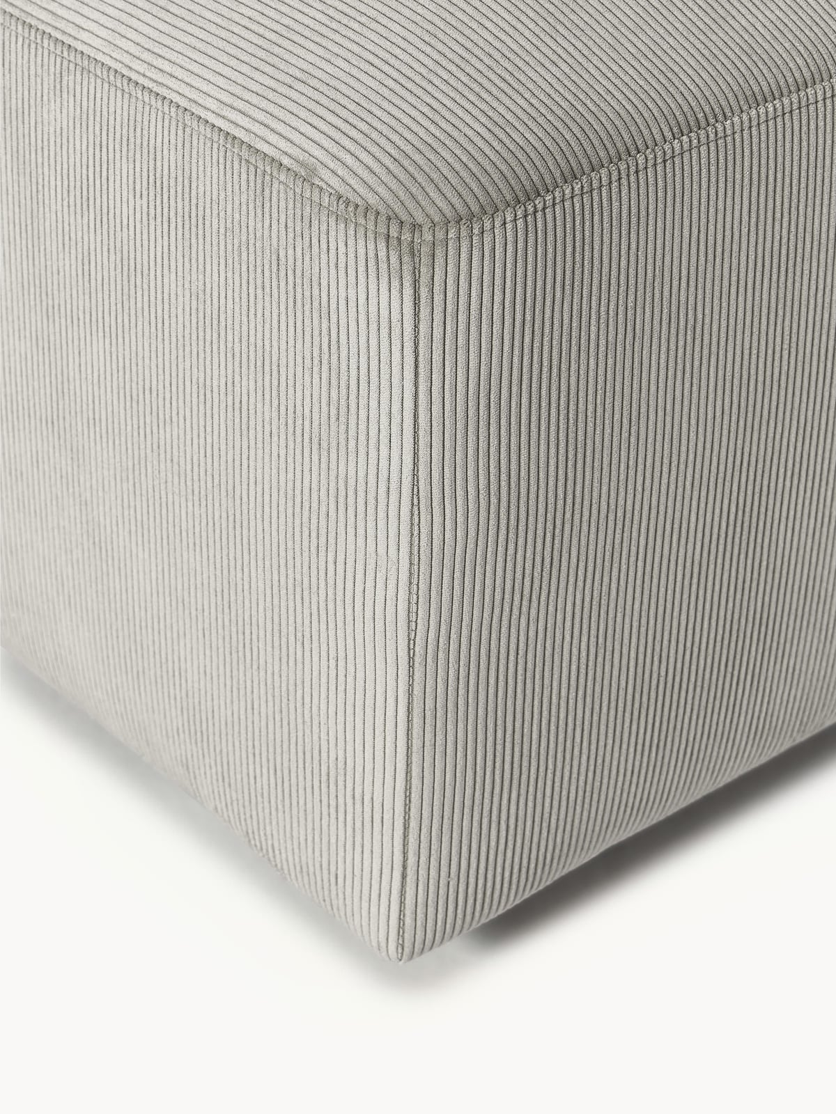 Melva XL Corduroy Ottoman, W 116 x D 42 cm