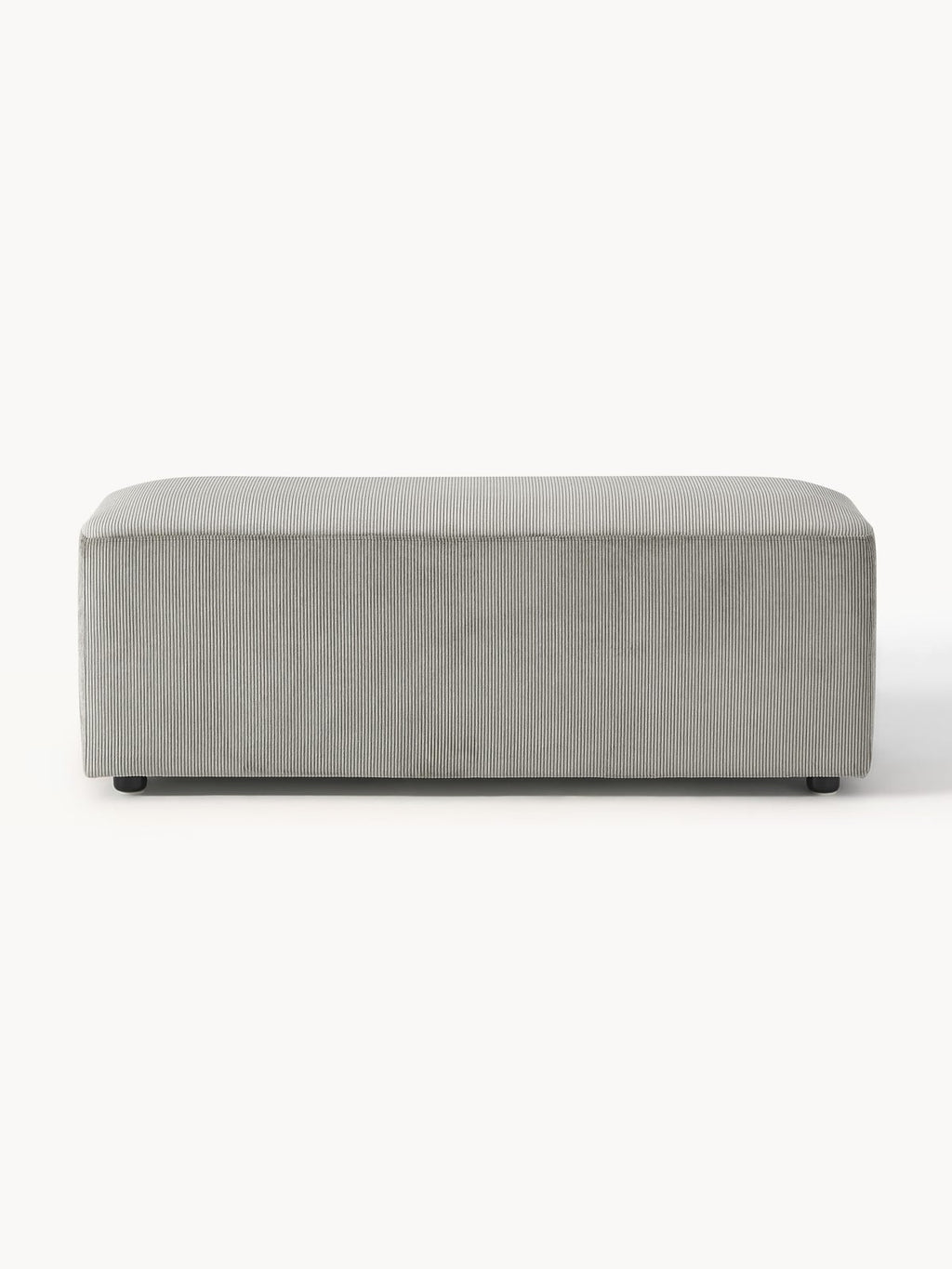 Melva XL Corduroy Ottoman, W 116 x D 42 cm