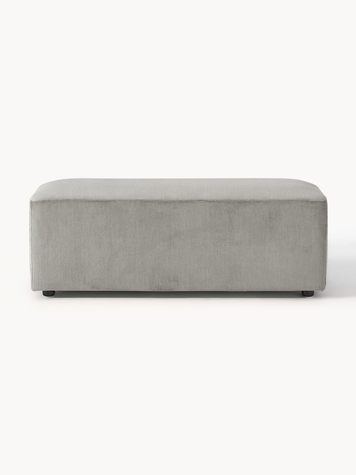 Melva XL Corduroy Ottoman, W 116 x D 42 cm