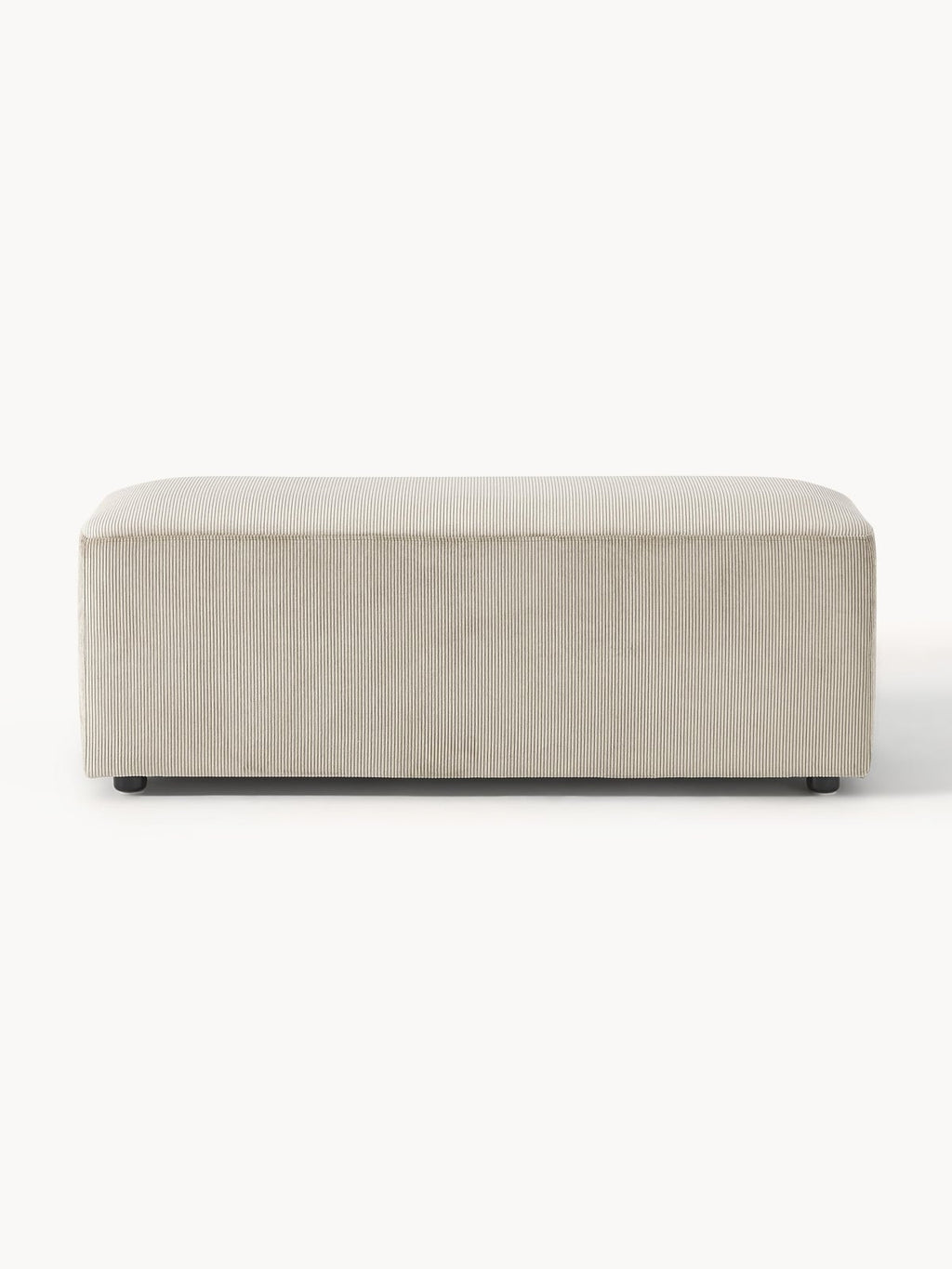 Melva XL Corduroy Ottoman, W 116 x D 42 cm