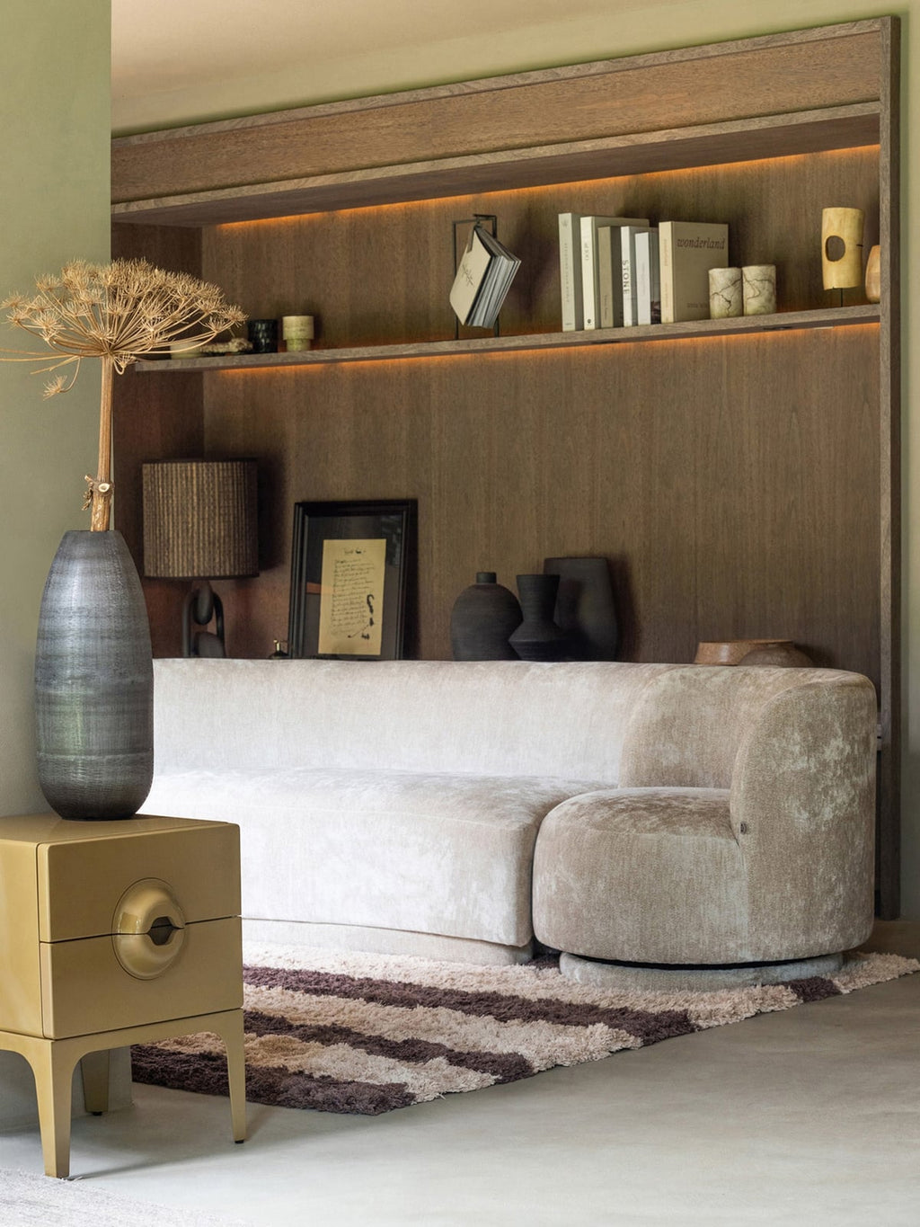 Merge Eucalyptus Wood Bedside Table