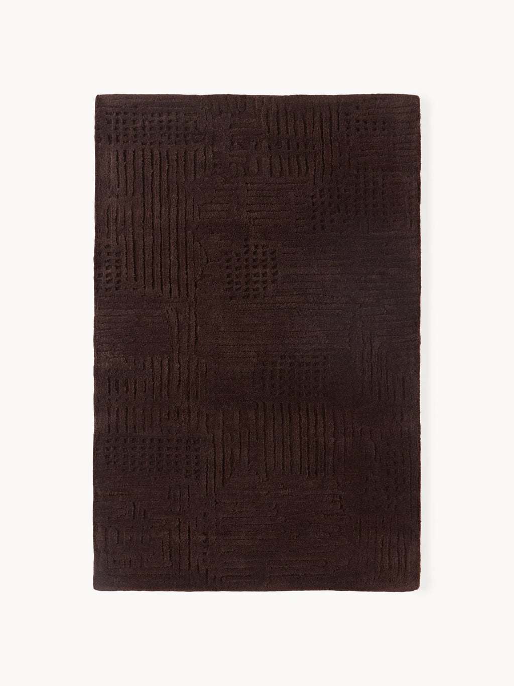 Merima High-Low Wool Rug, Hand-Tufted