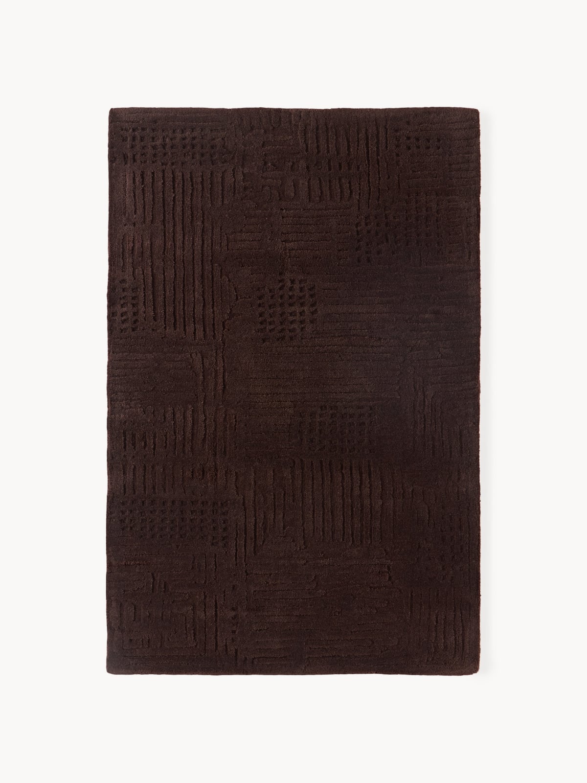Merima High-Low Wool Rug, Hand-Tufted