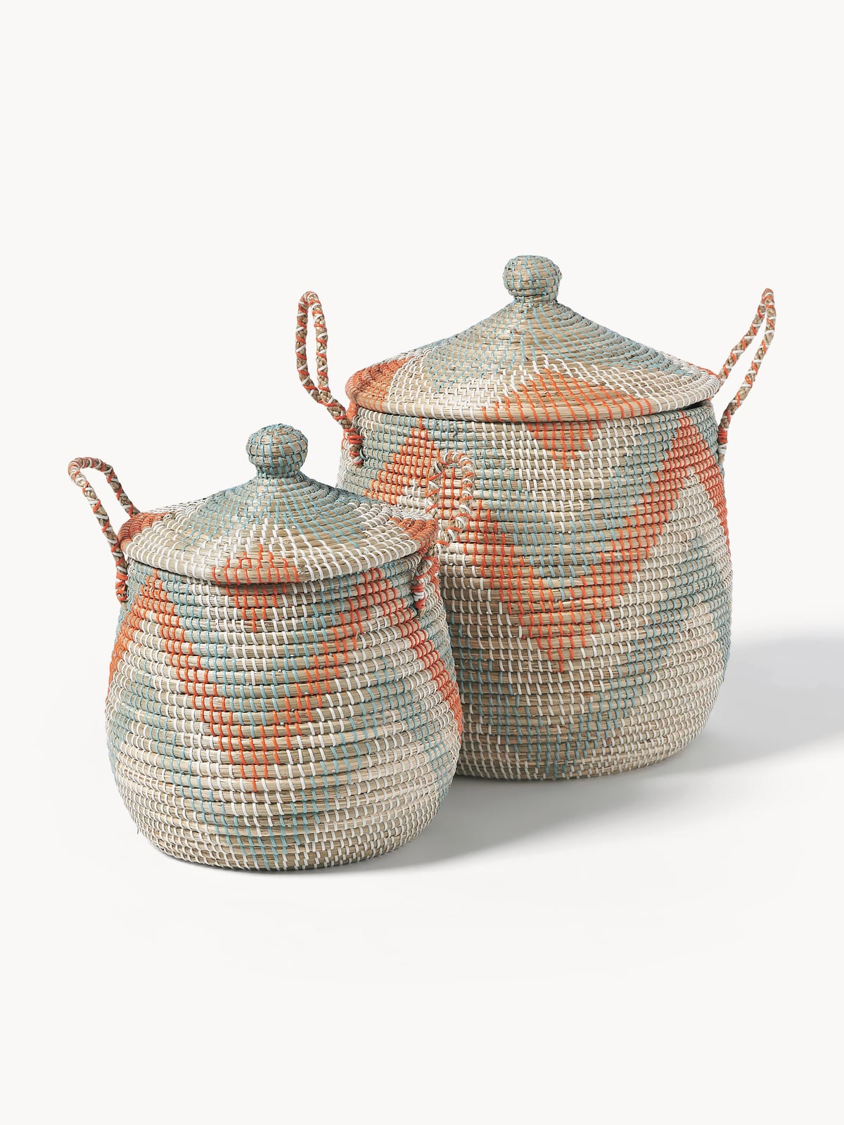Mija Storage Baskets with Lids, Set of 2
