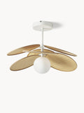 Milani Ceiling Lamp with Natural Fibre Decor