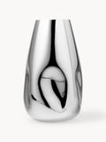 Mirror Mouth-Blown Glass Vase, H 35 cm