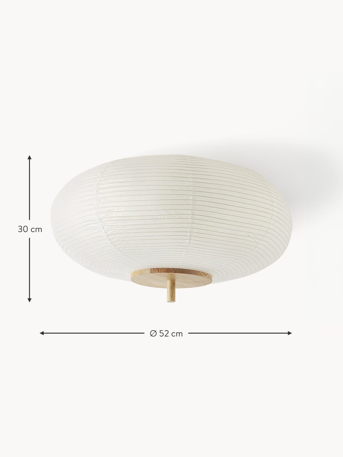 Misaki Rice Paper Design Ceiling Lamp