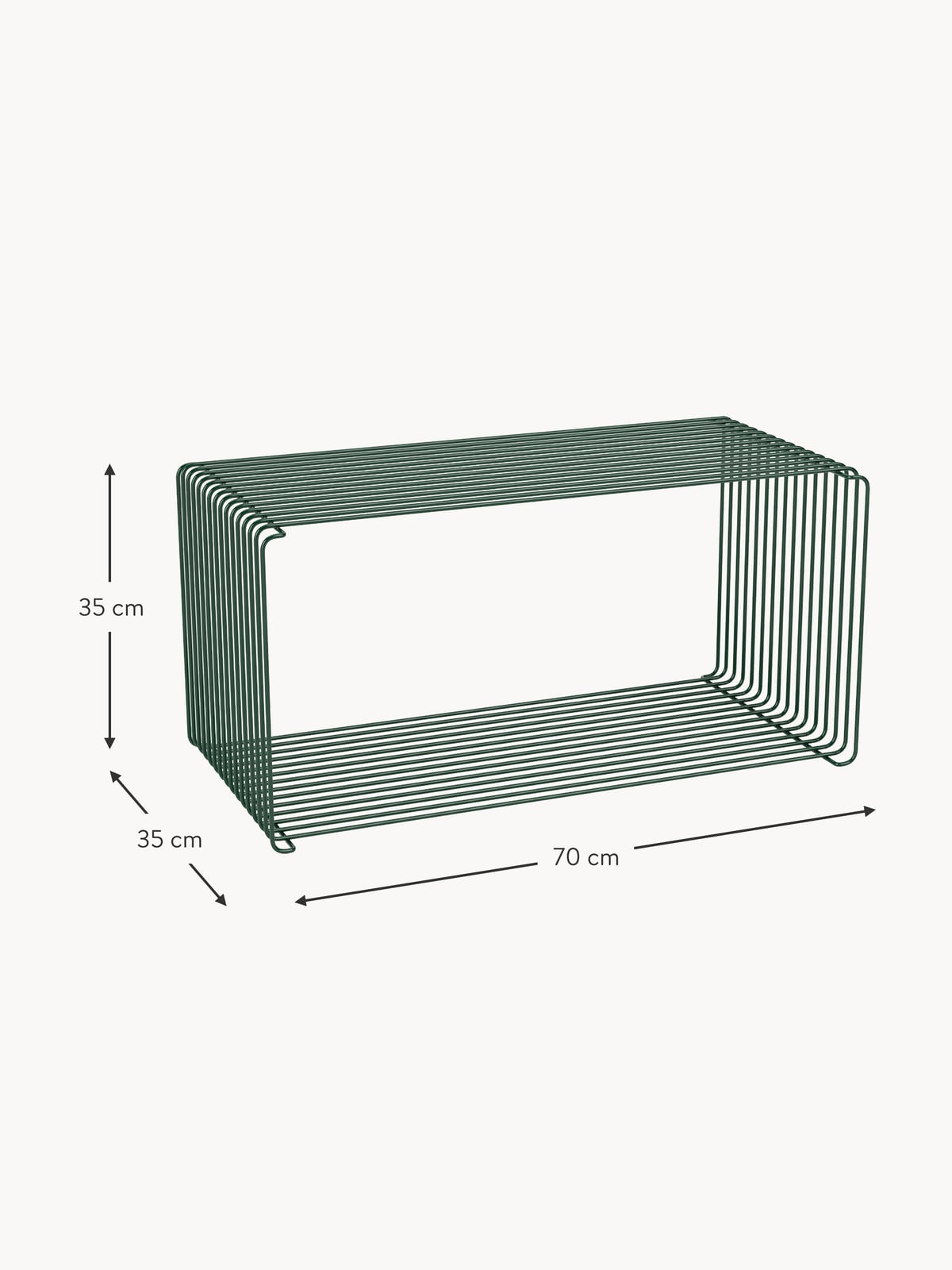 Module Panton Wire Extended for Modular Shelf System, W 70 cm