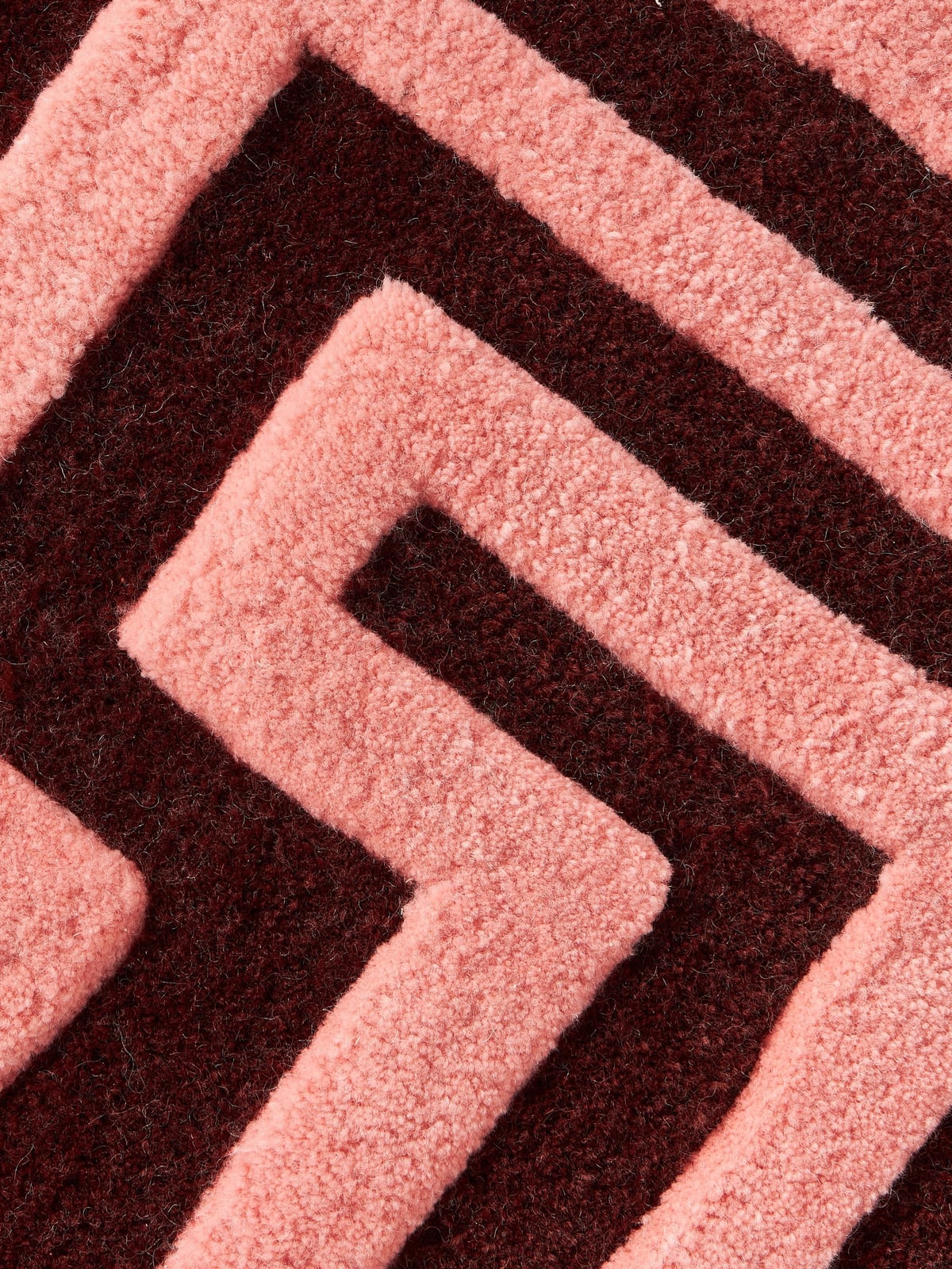 Monty High-Low Wool Rug, Hand-Tufted
