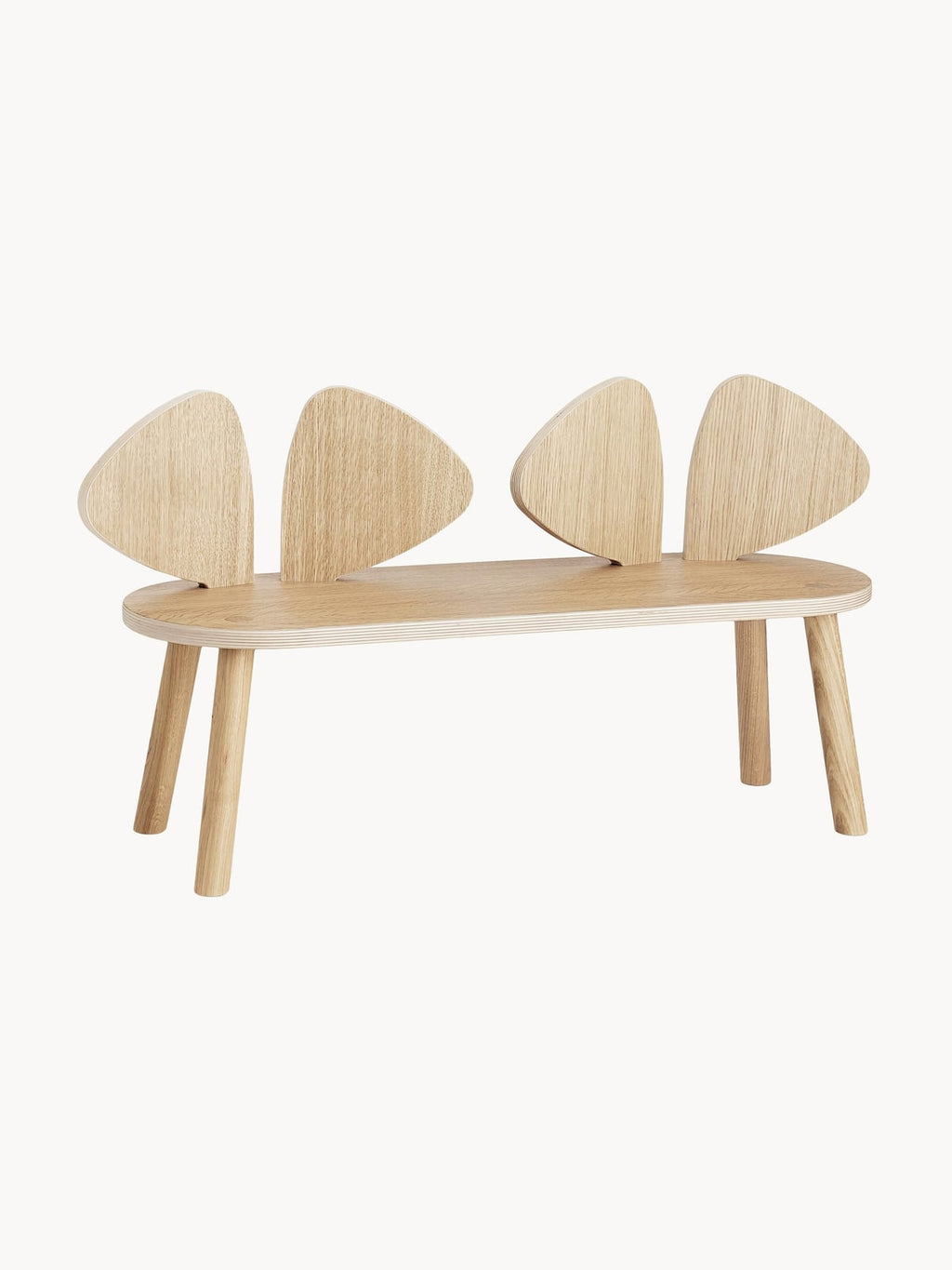 Mouse Kids Wooden Bench