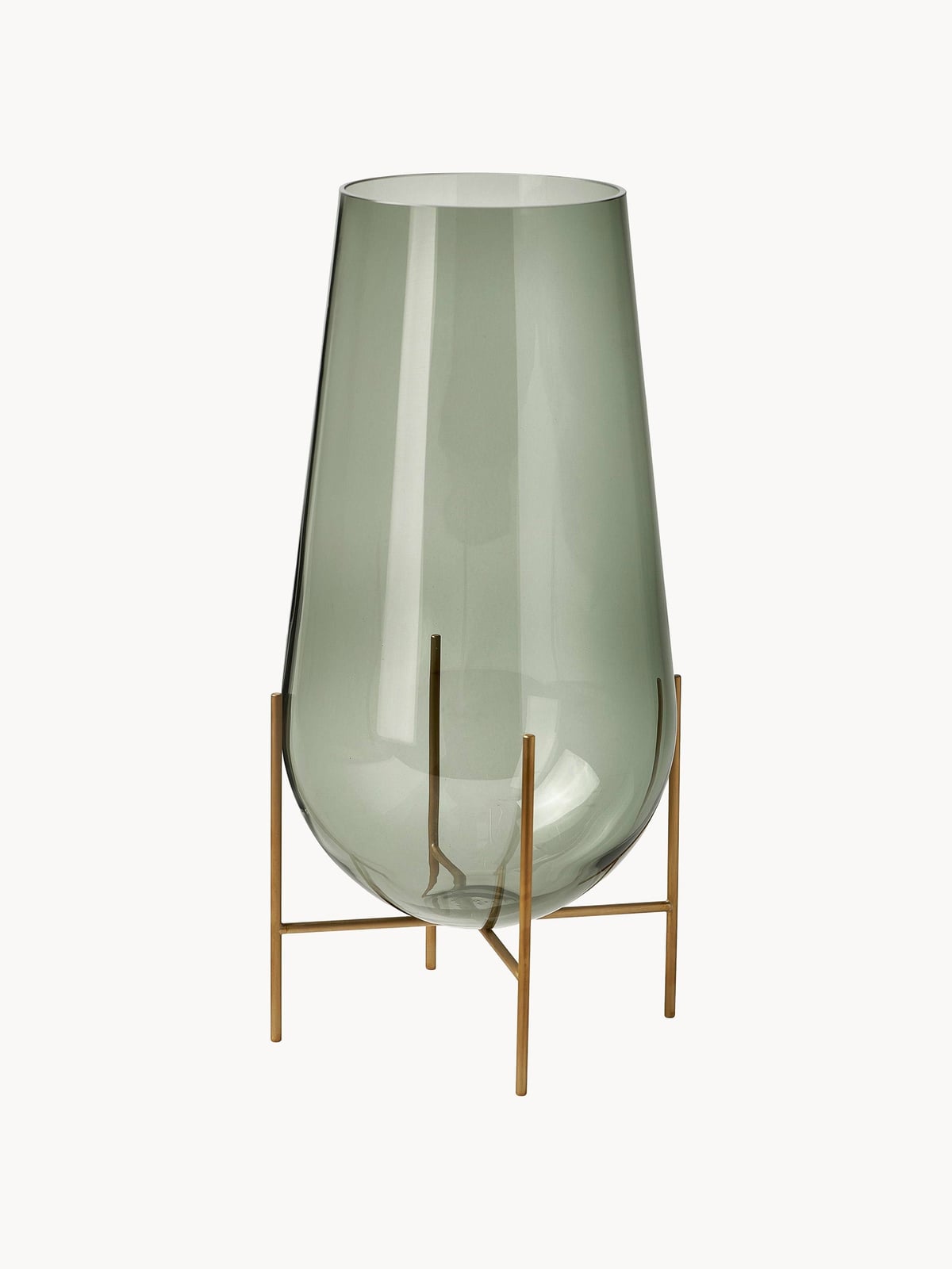 Mouth-Blown Vase Échasse, H 44 cm