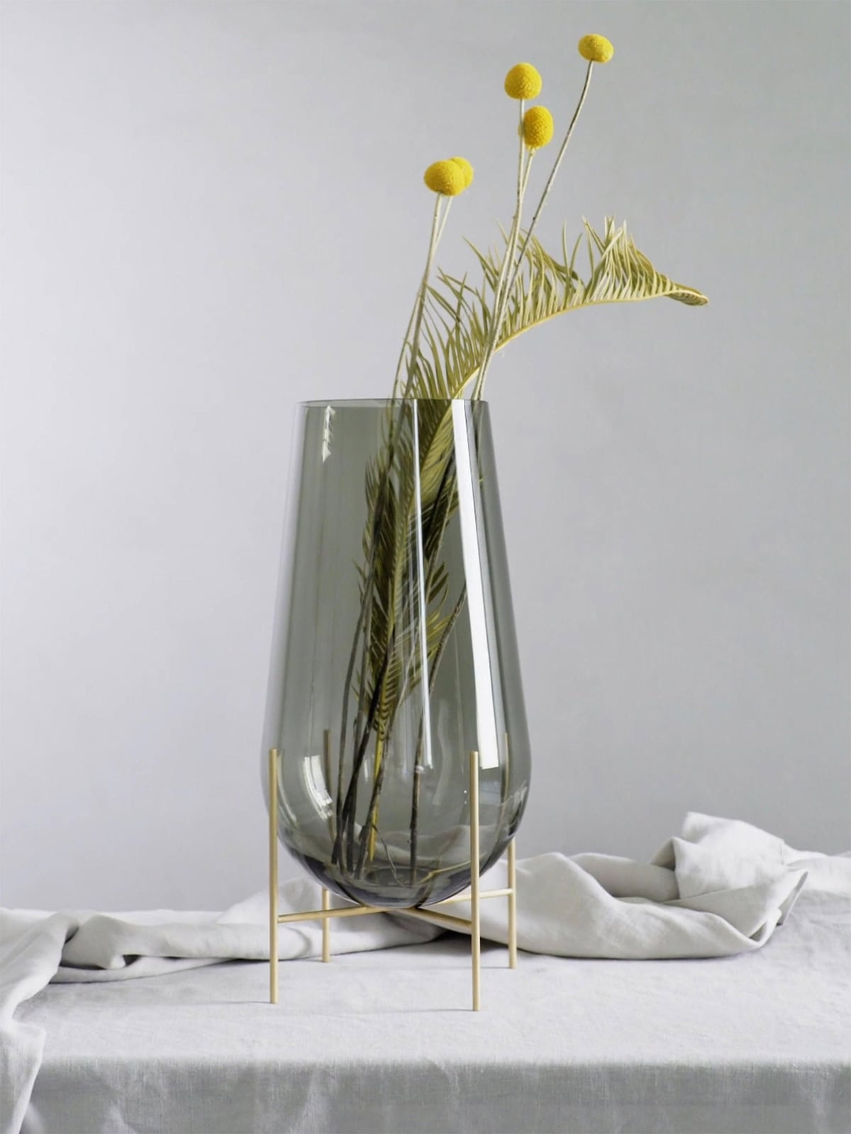 Mouth-Blown Vase Échasse, H 44 cm
