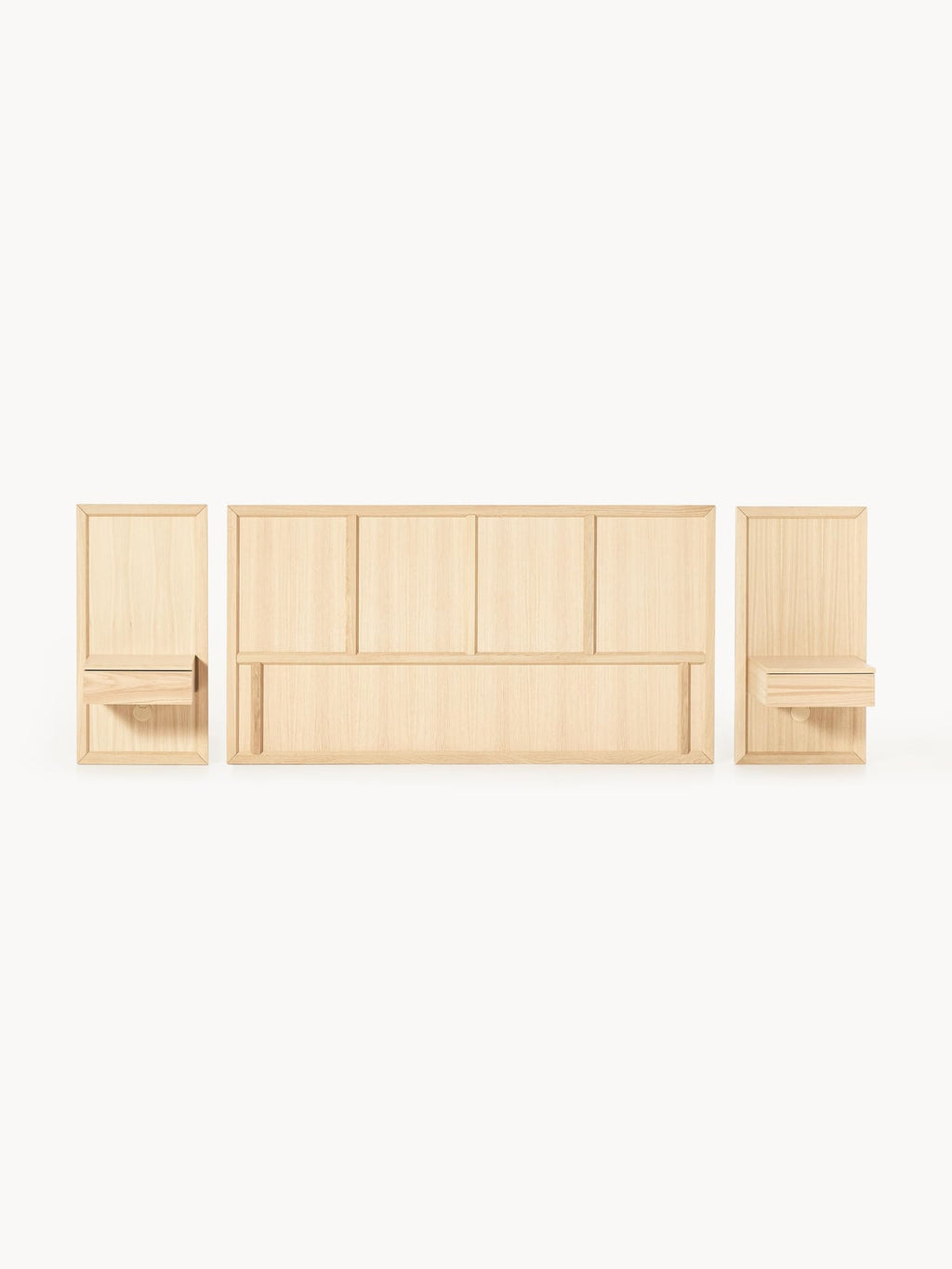 Nanto Wooden Bed with Drawers Tables and Headboard