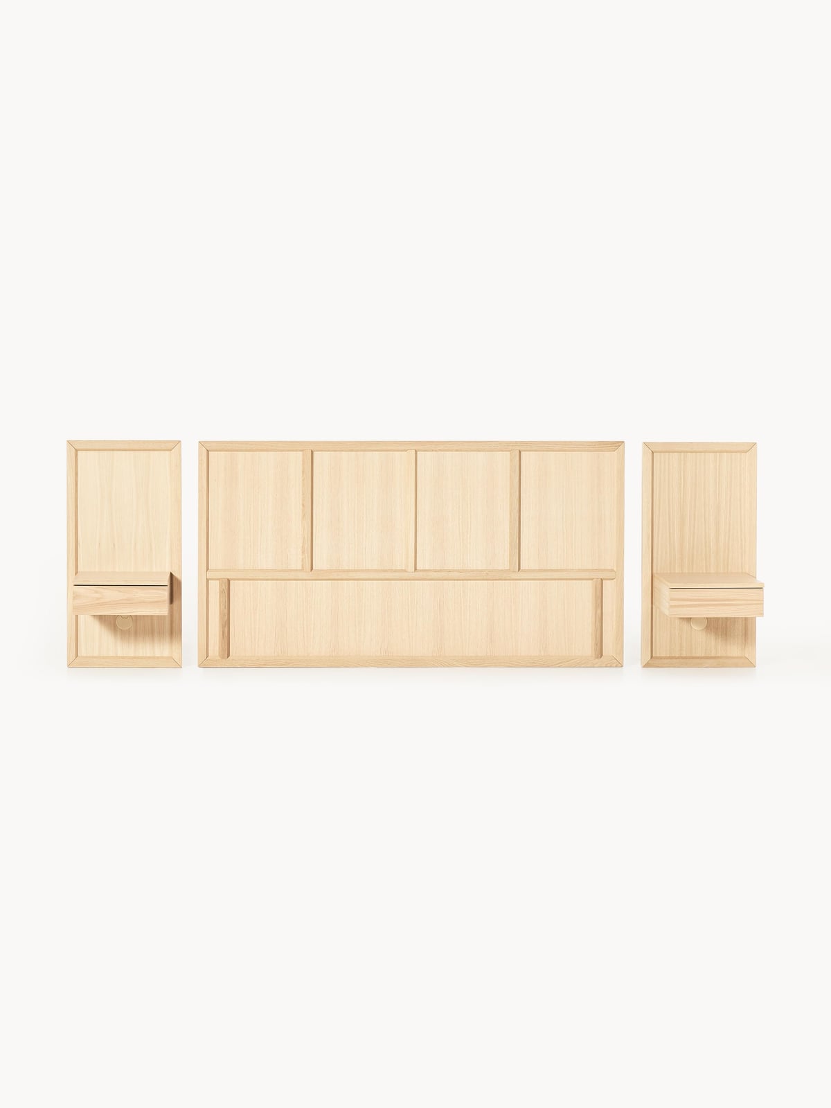 Nanto Wooden Bed with Drawers Tables and Headboard