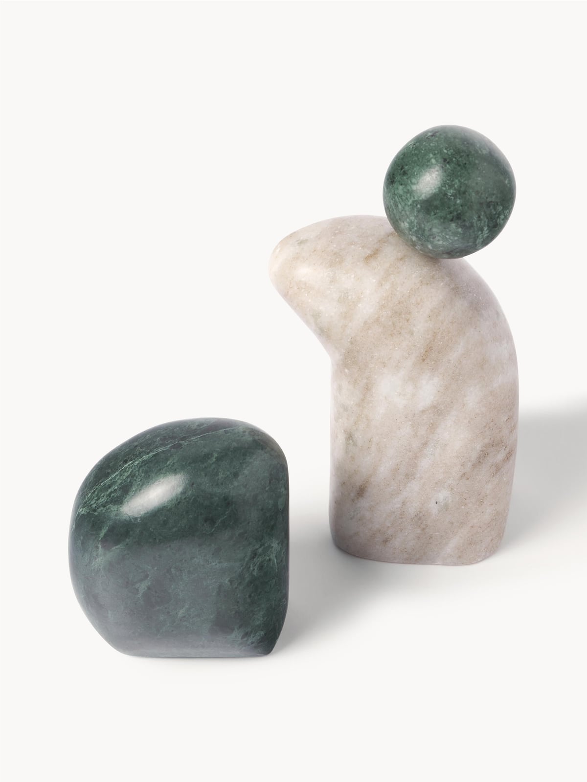 Nati Decorative Marble Objects, Set of 2