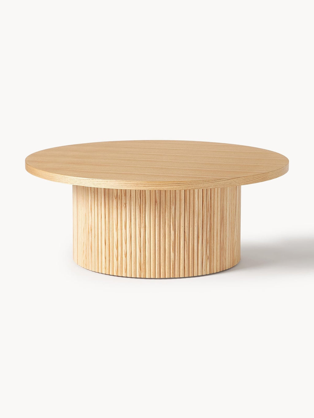 Nele Round Wooden Coffee Table