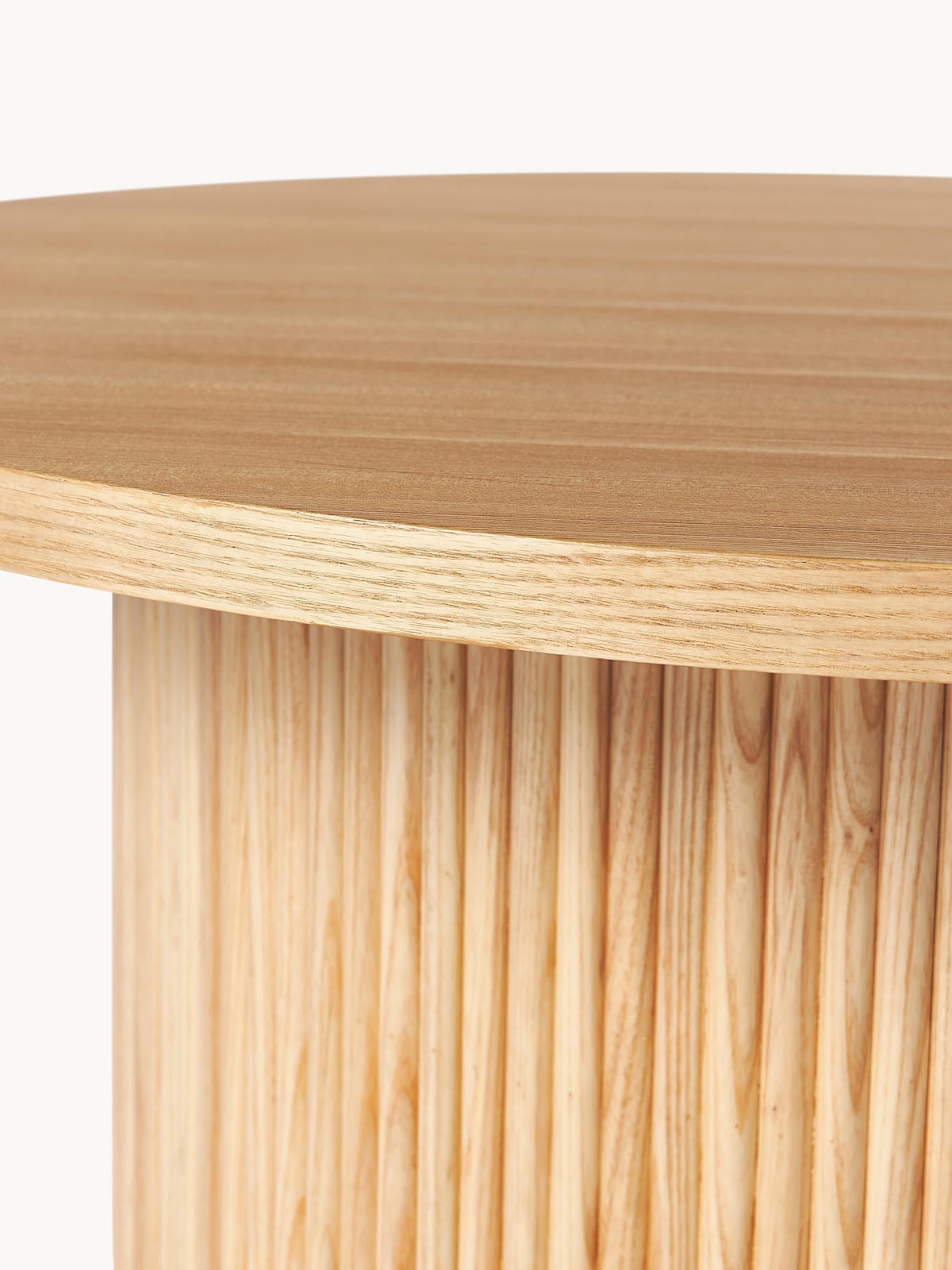 Nele Round Wooden Coffee Table