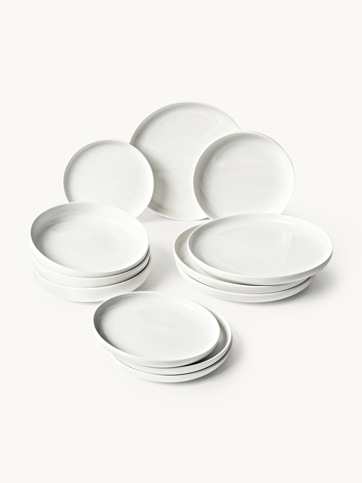 Nessa Porcelain Tableware Set, 4 People, Set of 12