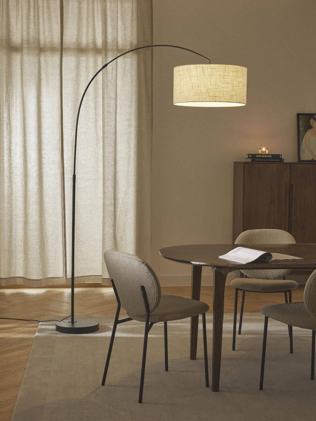 Niels Large Arc Lamp