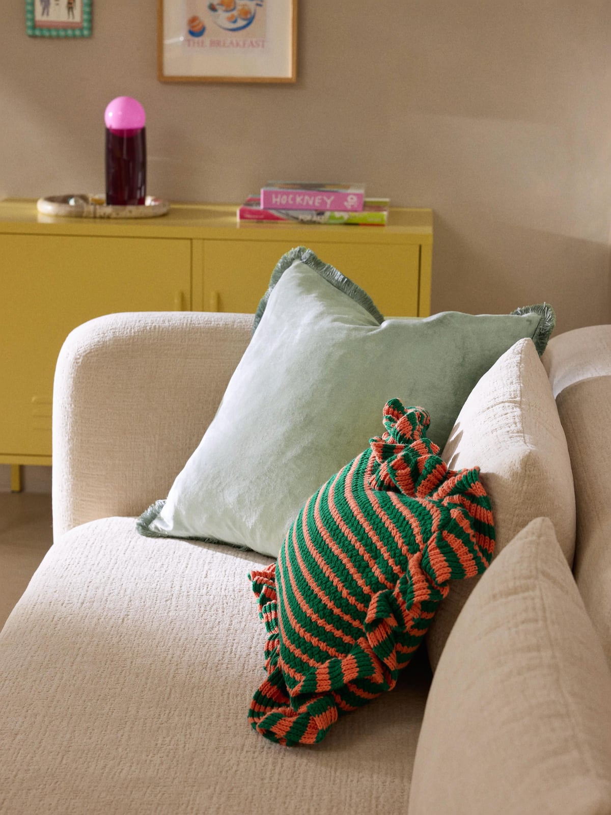 Nikita Cushion Cover with Fringes