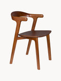 Northwood Wooden Dining Chairs with Armrests, Set of 2