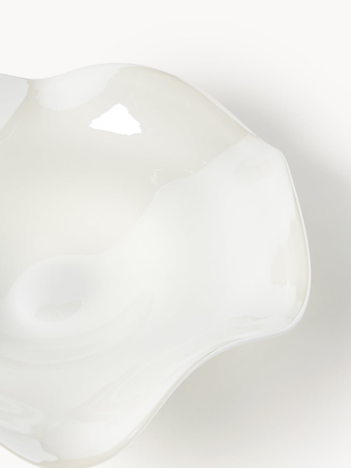 Ona Handmade Glass Decorative Bowl, W 32 cm