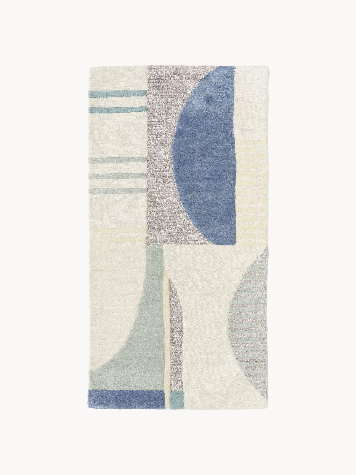 Pierre High-Low Wool Rug, Hand-Tufted